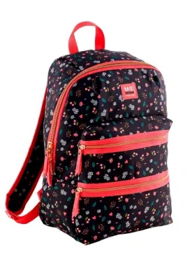 حقيبة ظهر مدرسية مقاس 17 MIQUELRIUS MR BACKPACK W/3 COMPARTMENT 17"-MOCHILA GRANDE SAKURA MR