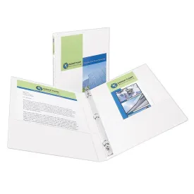 1-2IN CAPACITY WHITE VIEW BINDER