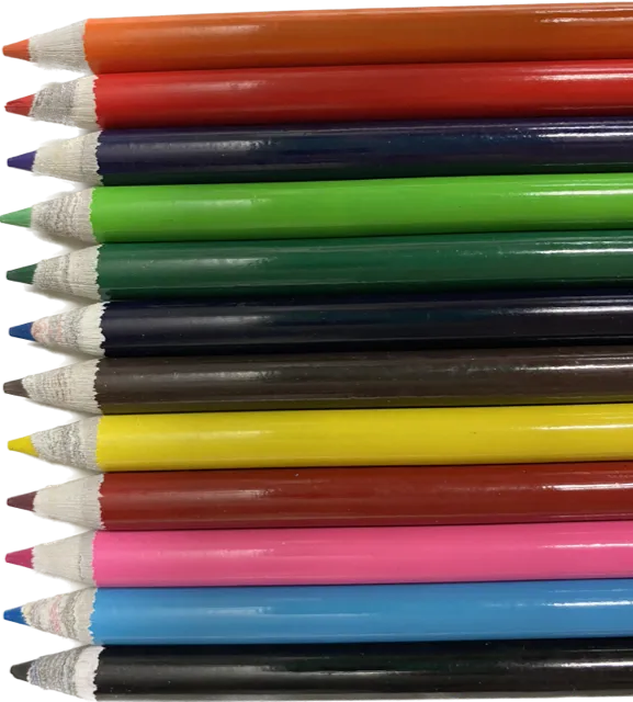 12 Recycled Colour Pencils