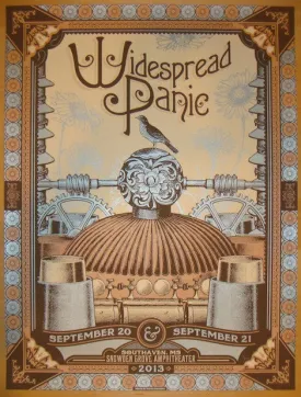 2013 Widespread Panic - Southaven Silkscreen Concert Poster by Status Serigraph