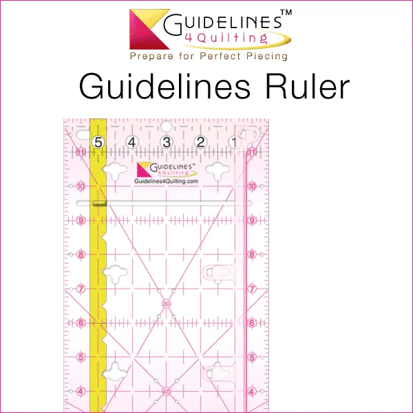 3 Guidelines Rulers with 2 Connectors Set