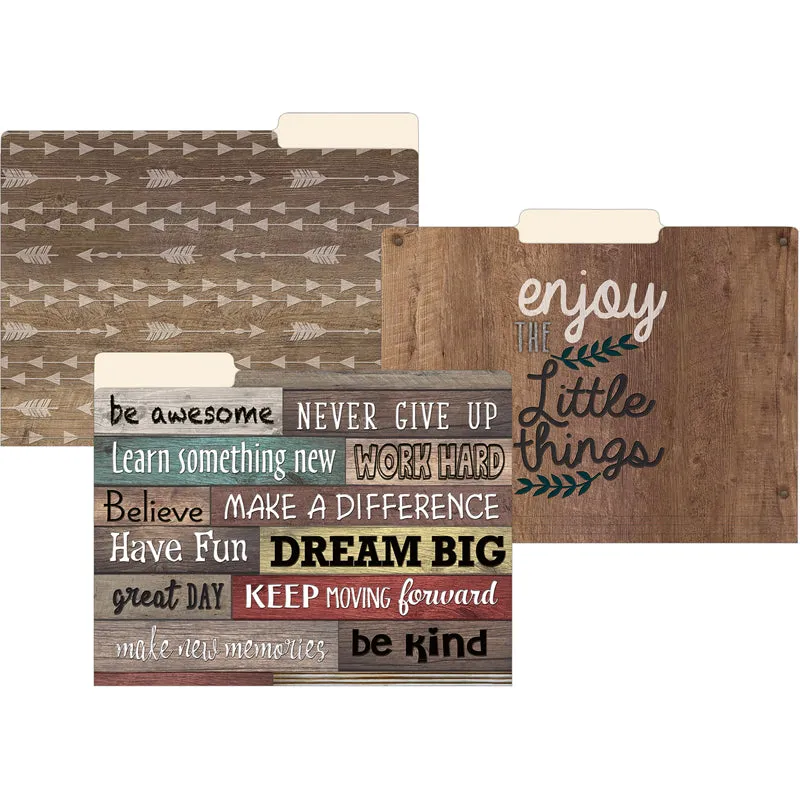 #58235 FARMHOUSE CHICFILE FOLDERS