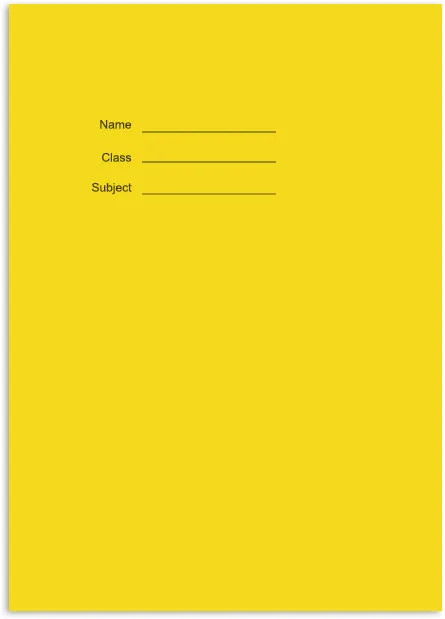 A4 White Paper Exercise Book 7mm Squared - 48 Pages