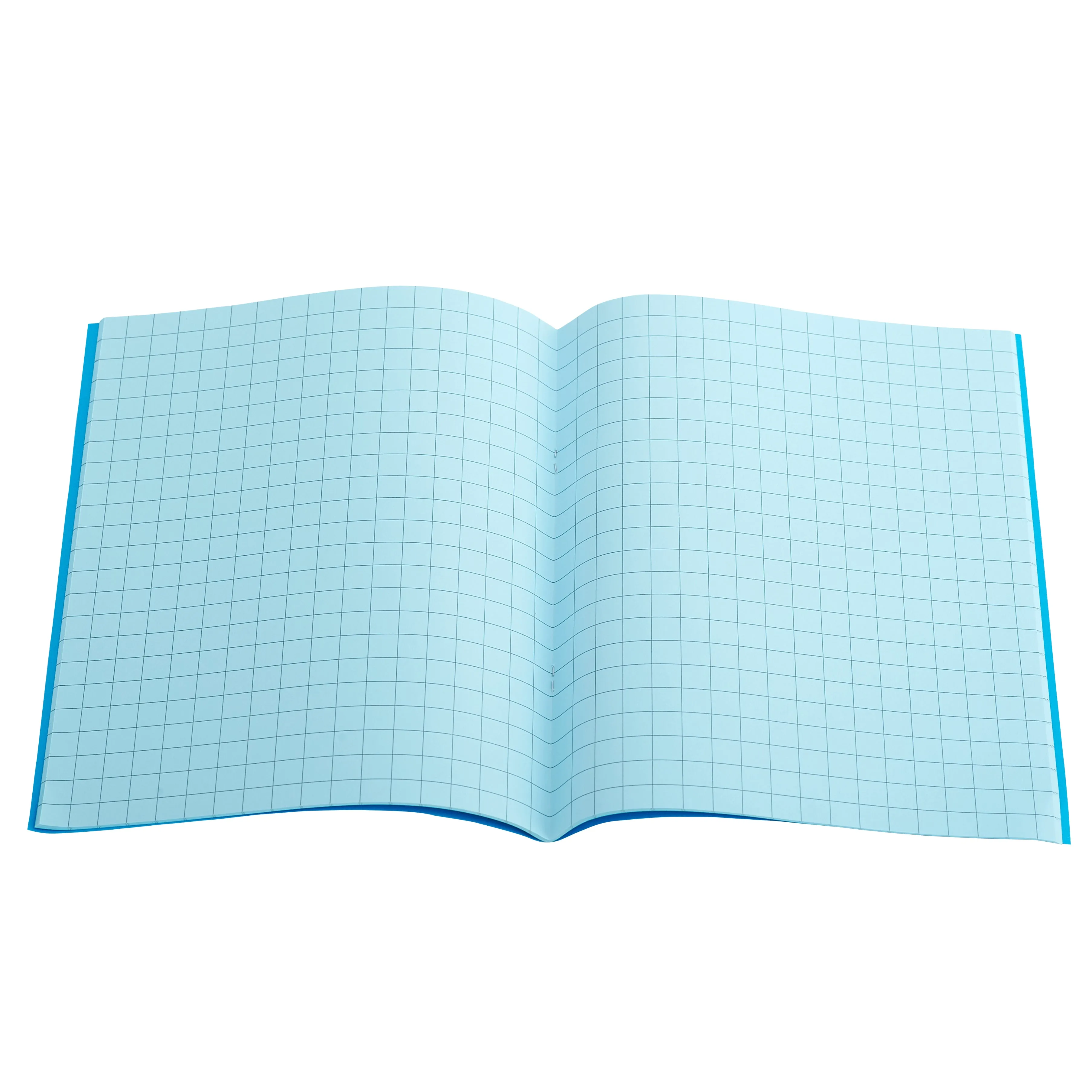 A5 (9" x 7") - 10mm Squared Coloured Paper Exercise Book