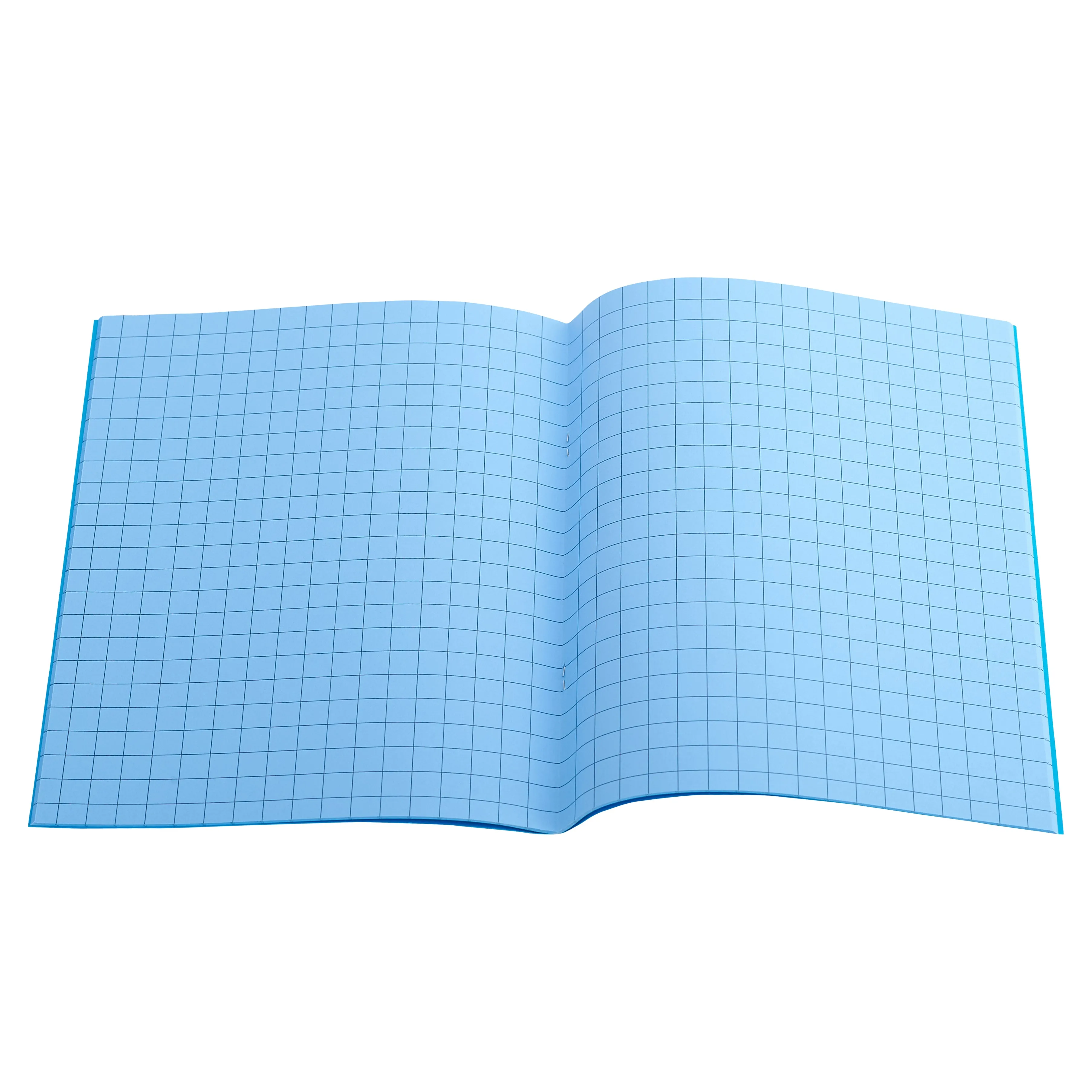 A5 (9" x 7") - 10mm Squared Coloured Paper Exercise Book