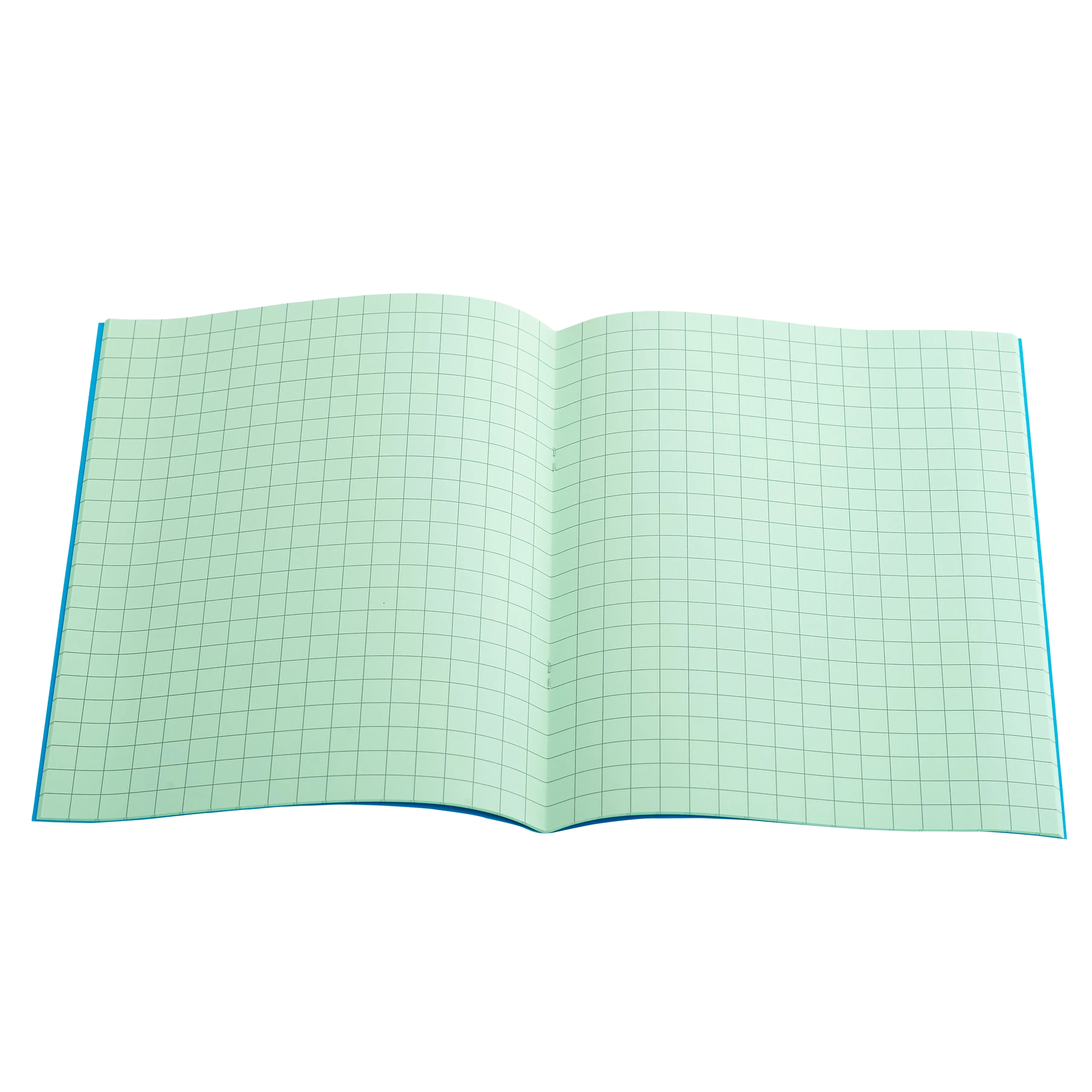 A5 (9" x 7") - 10mm Squared Coloured Paper Exercise Book