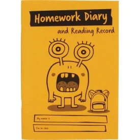 A5 Primary Homework Diary/Reading Record pk 30