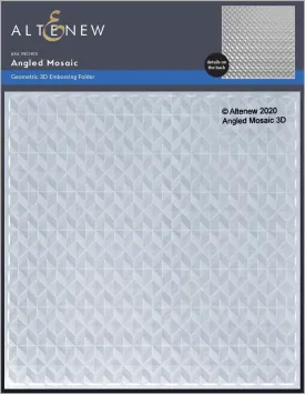 Angled Mosaic 3D Embossing Folder