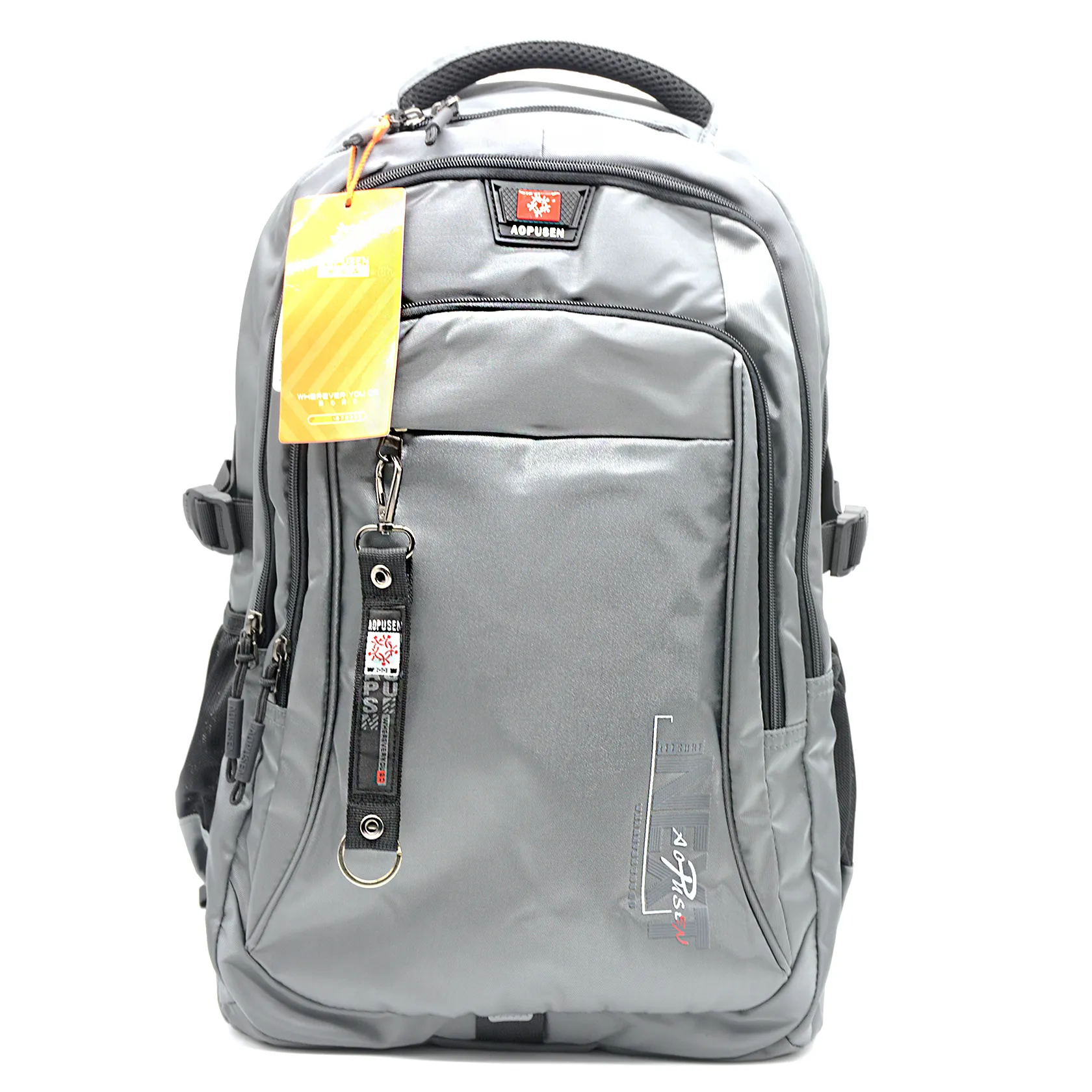 AOPUSEN BACKPACK 19" W/3COMPARTMENT 10327-DARK GREY