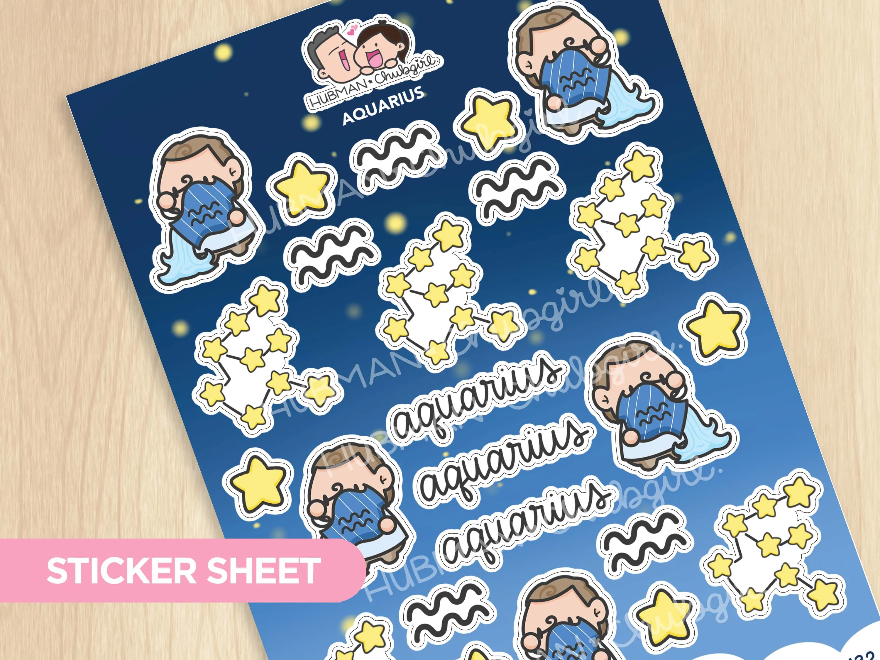 Aquarius Sticker Set