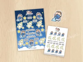 Aquarius Sticker Set