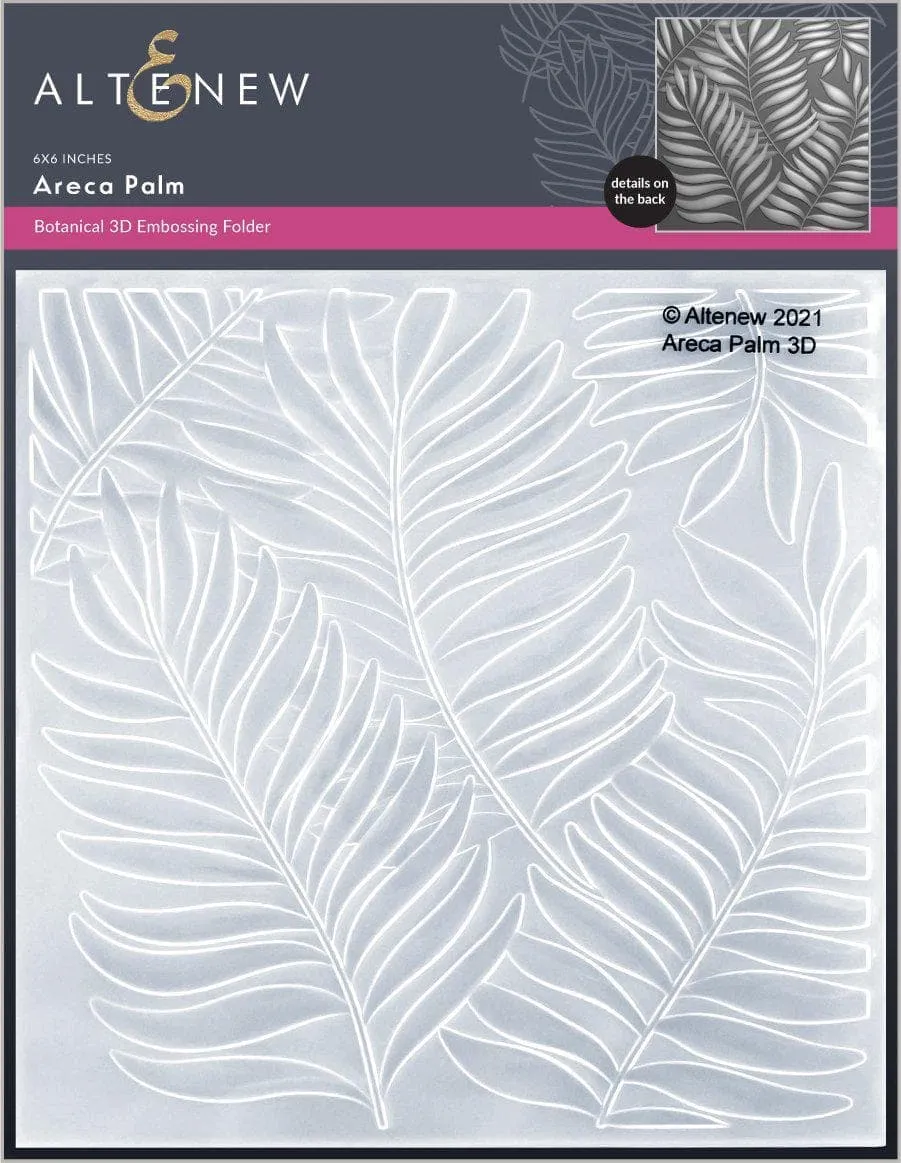 Areca Palm 3D Embossing Folder