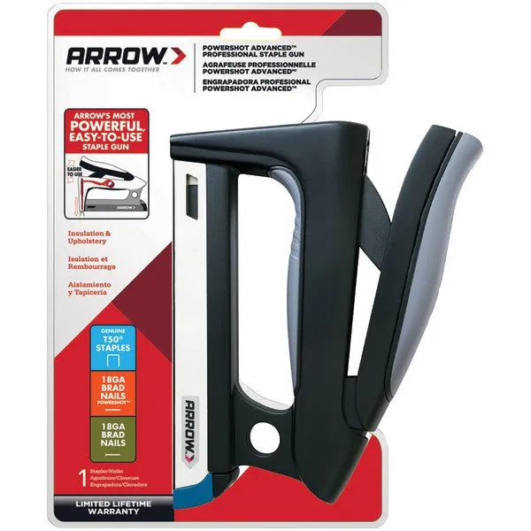 ARROW FASTENER T50HS PowerShot Stapler-Nailer