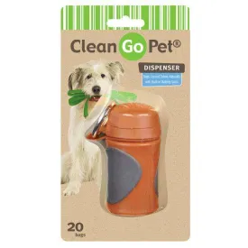 Axis Orange Clean Go Pet Waste Bag Holder With Bags