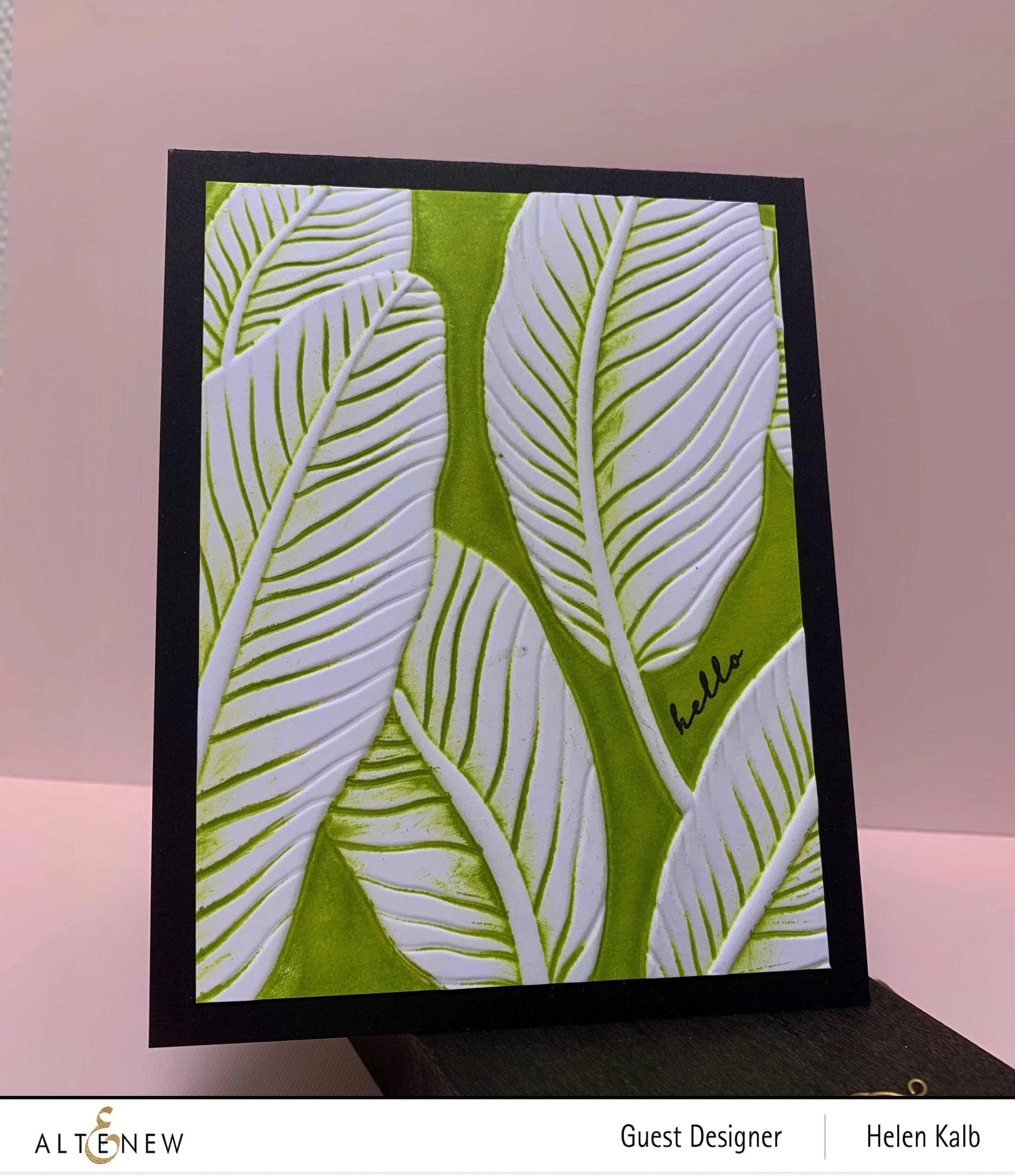 Banana Leaves 3D Embossing Folder