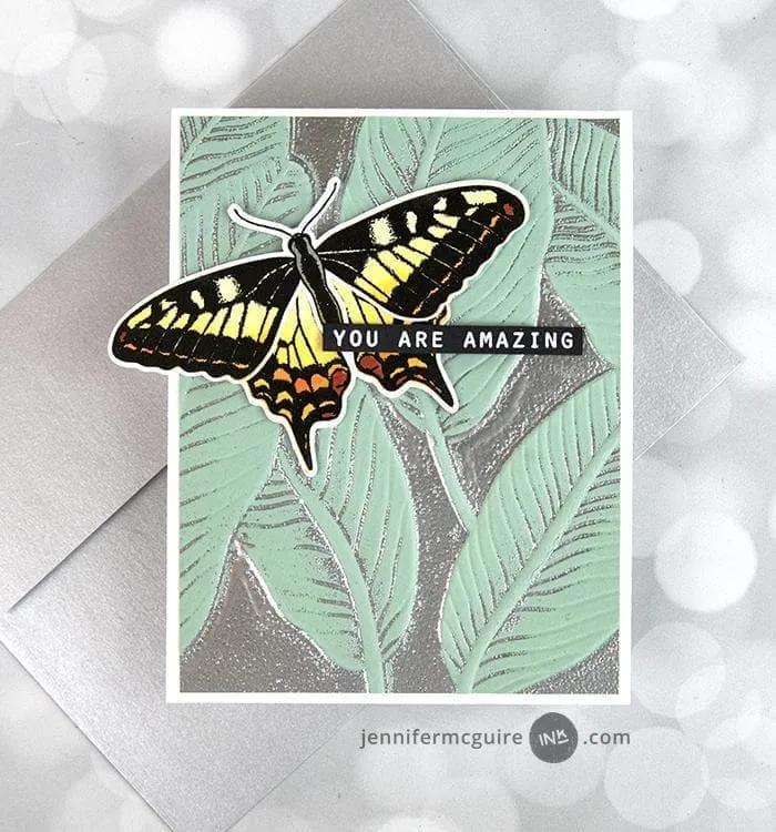 Banana Leaves 3D Embossing Folder