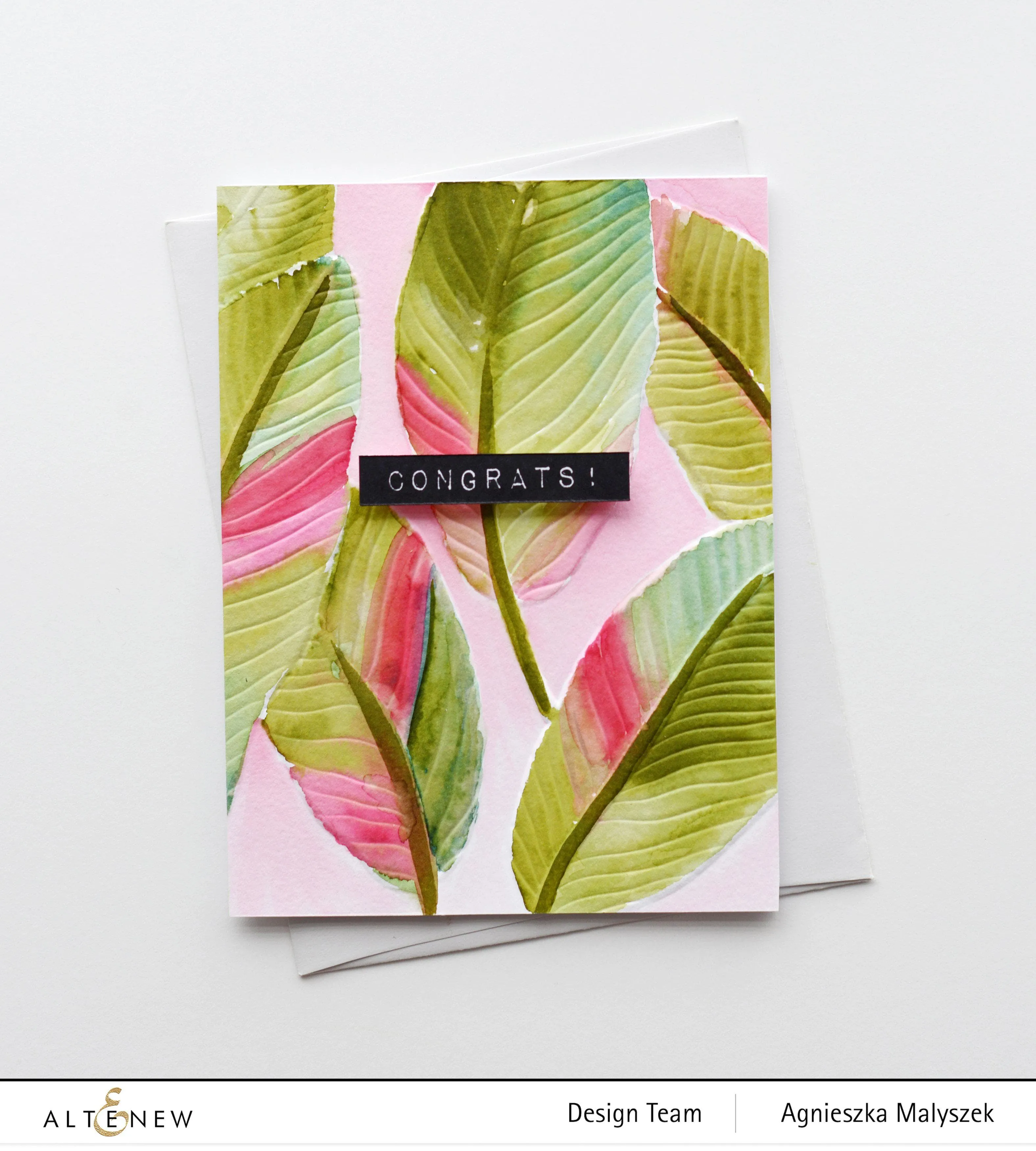 Banana Leaves 3D Embossing Folder