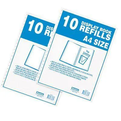 Beautone Display Book Refill A4 Pack 10