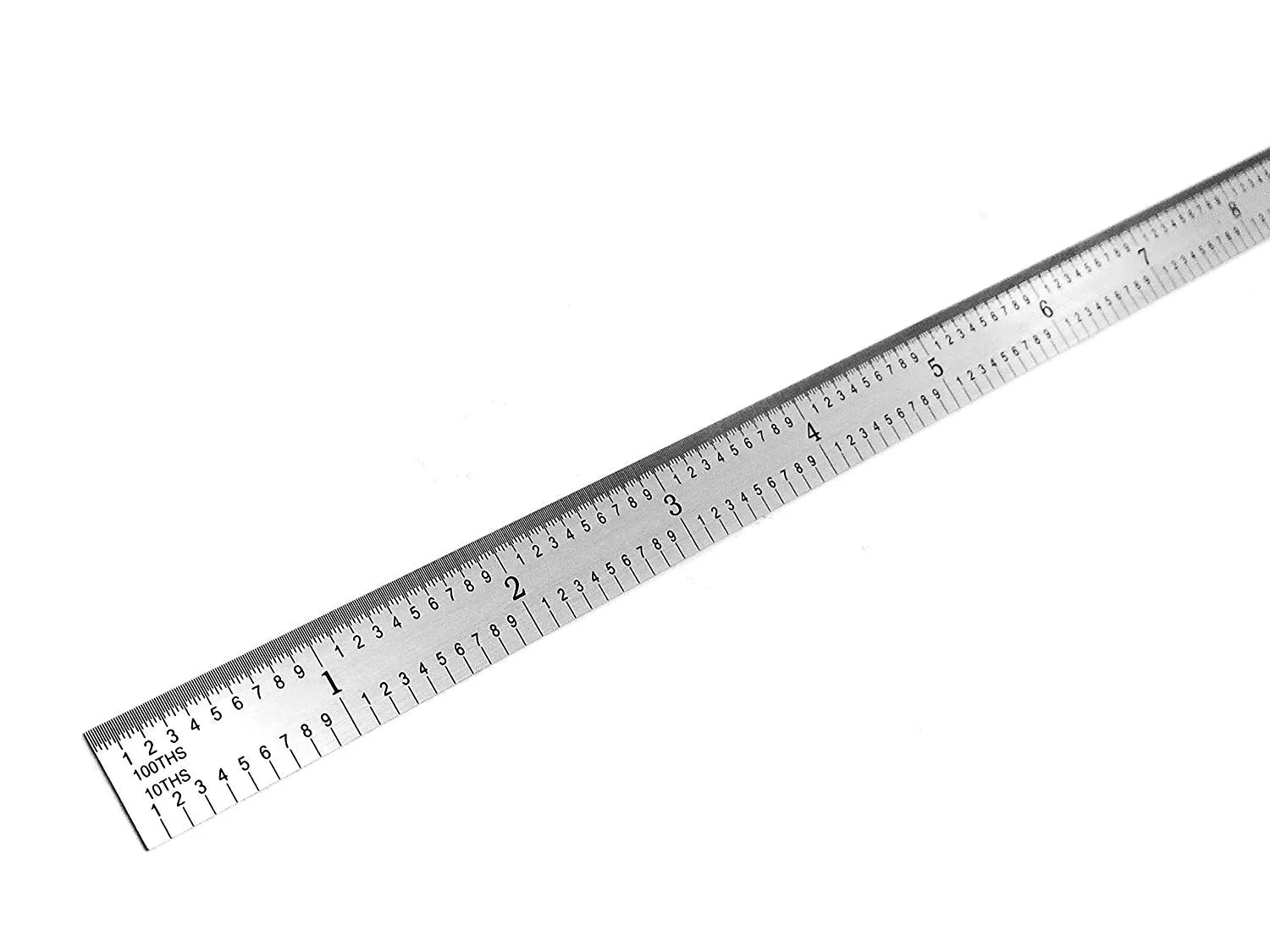 Benchmark Tools™ Flexible 12" 5R Satin Chrome Machinist Rulers