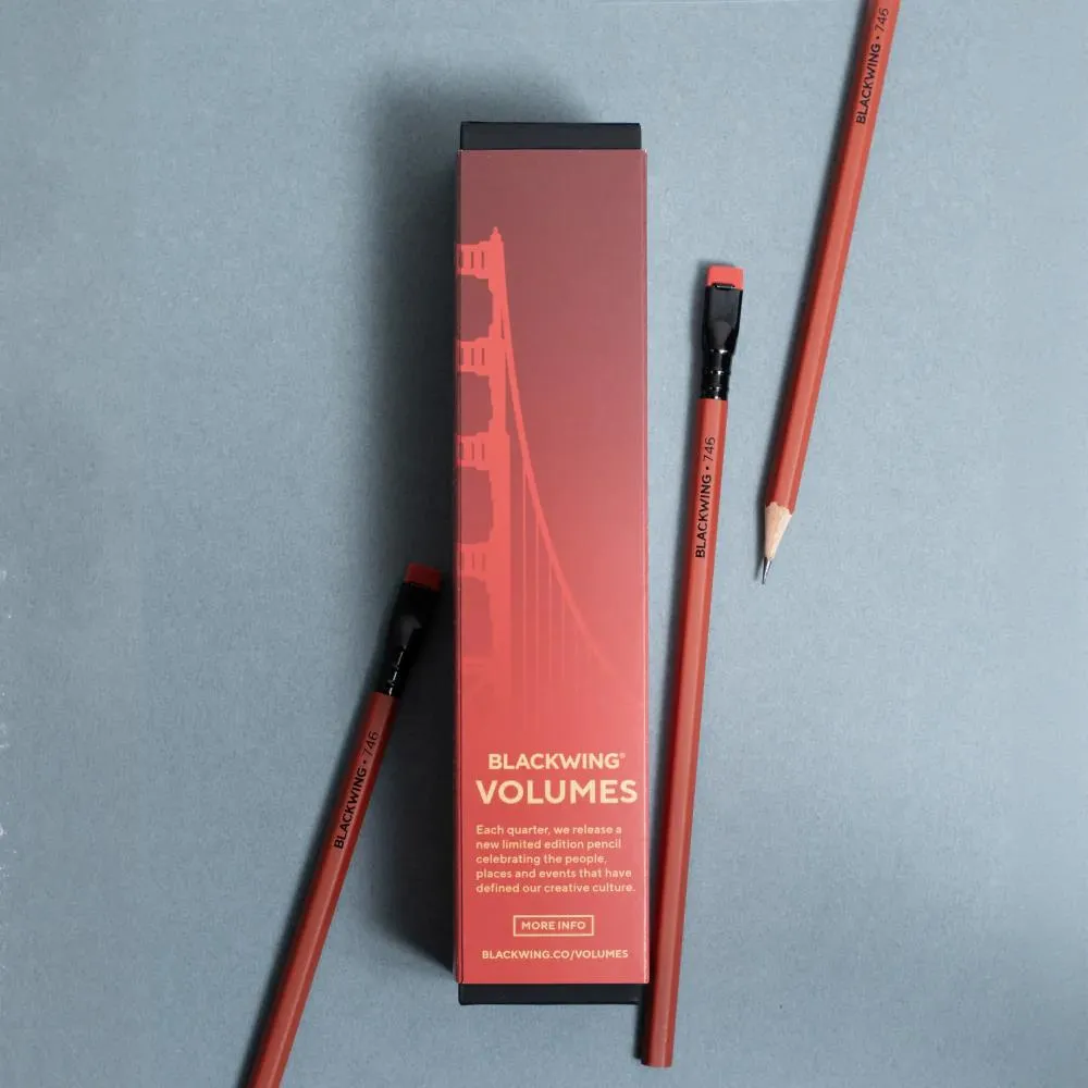 Blackwing Palomino Pencils 12pk - Volume 746: Golden Gate Bridge