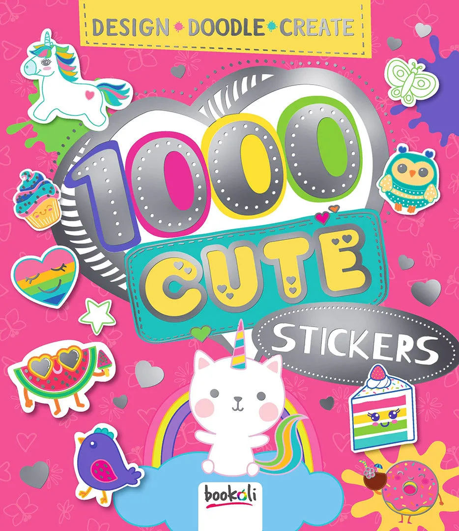 Bookoli Let's Create Stickers 1000 Cute Stickers Book