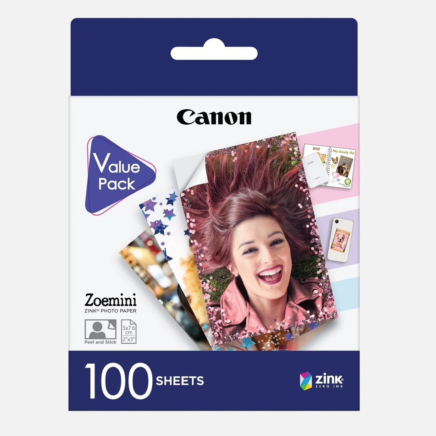 Canon Zoemini Zink Paper 100 Sh Value Pack