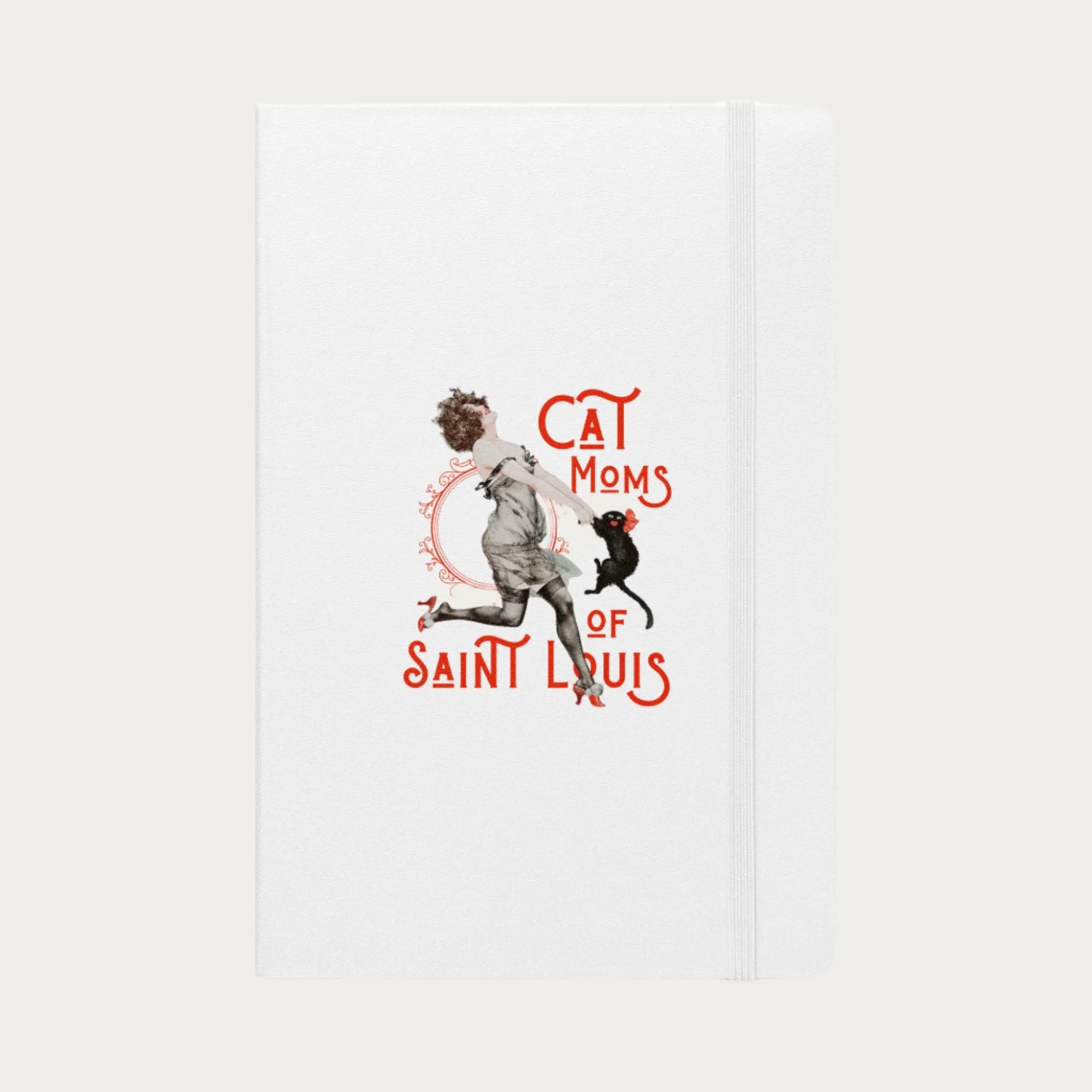 Cat Moms Hardcover bound notebook