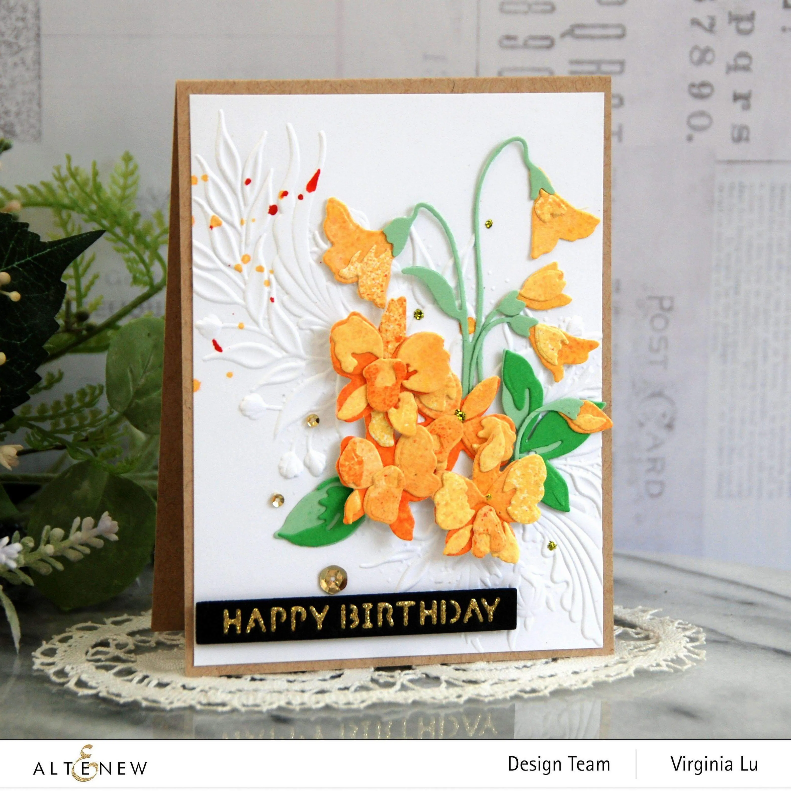 Cheerful Bloom 3D Embossing Folder