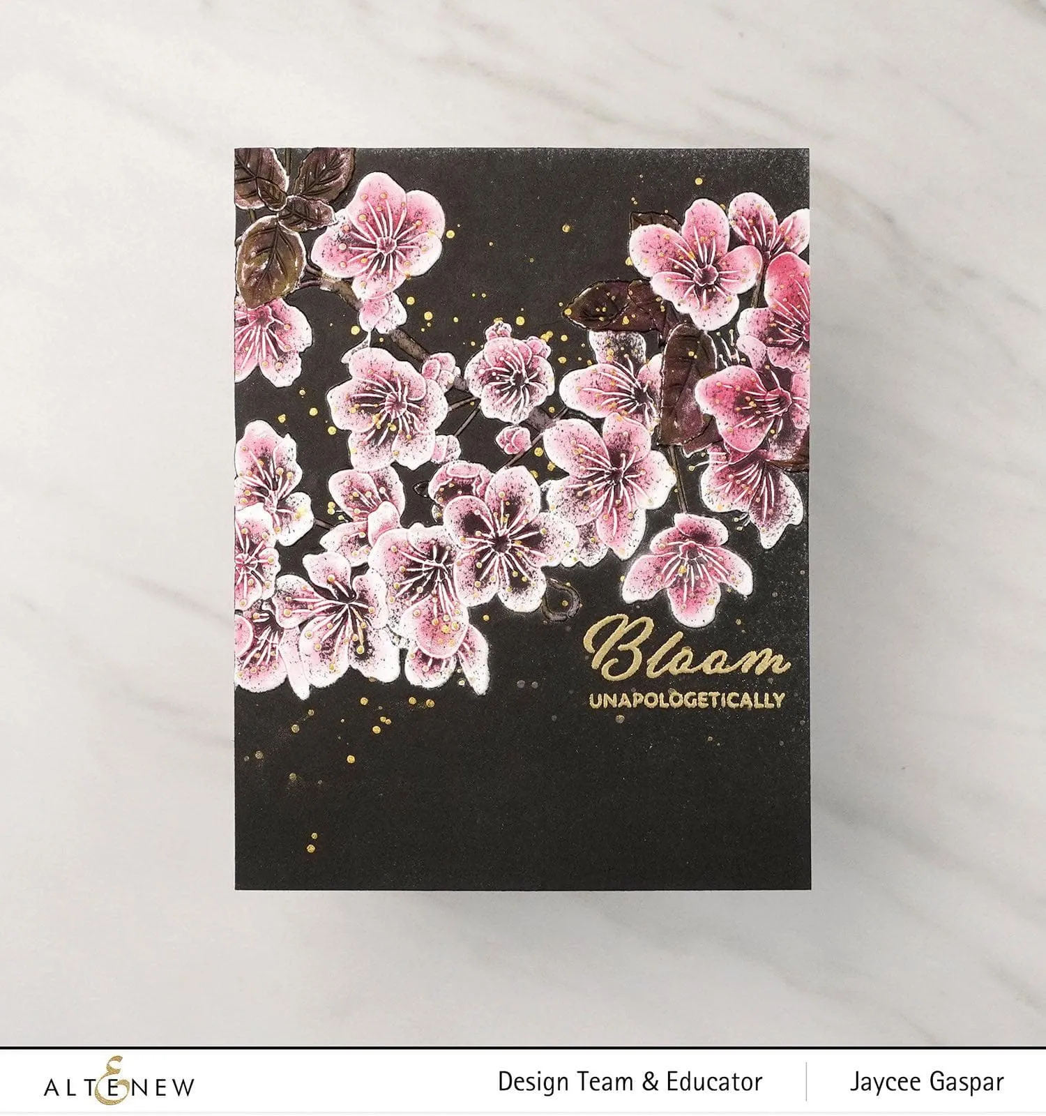 Cherry Plum Blossom 3D Embossing Folder