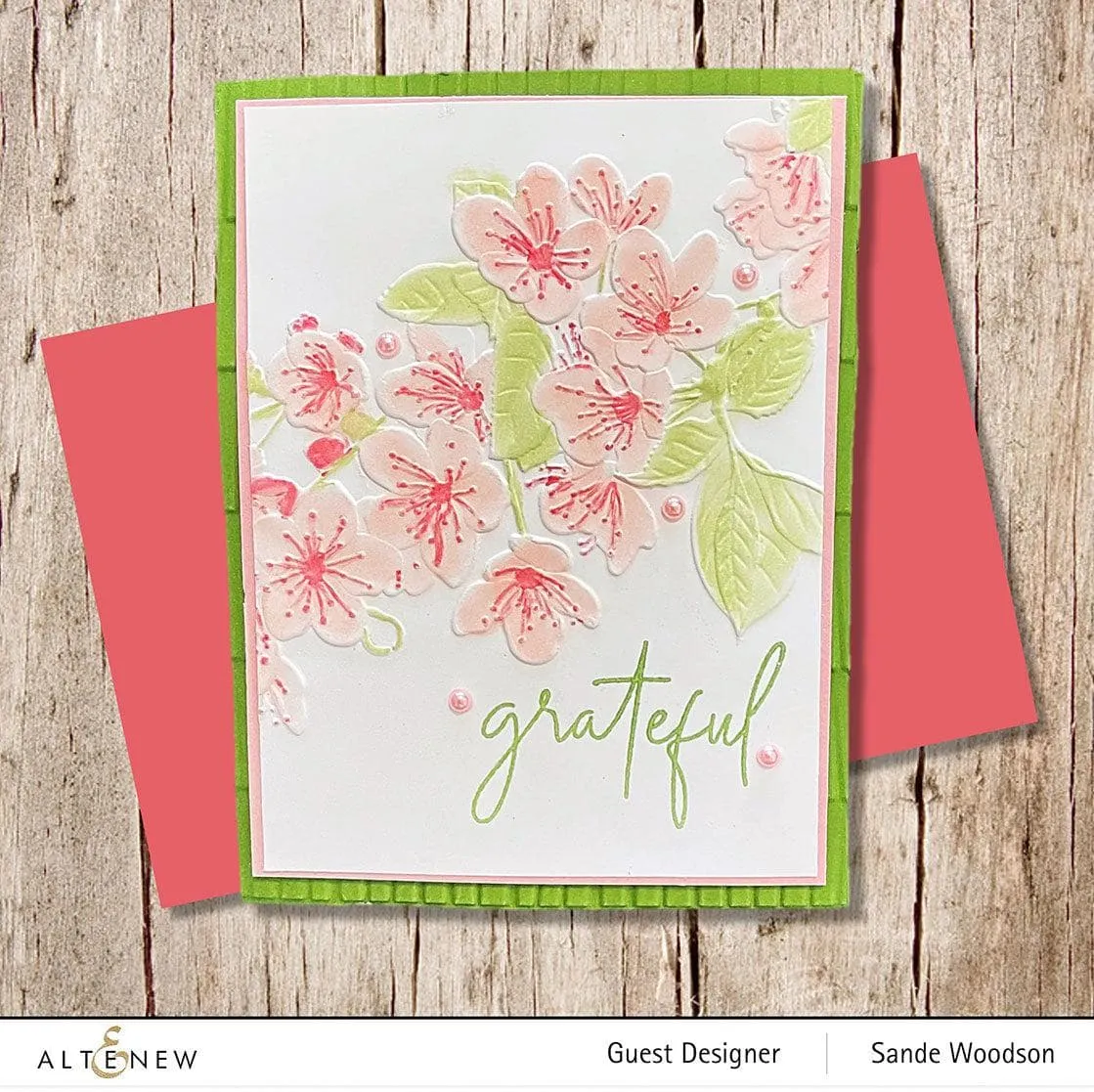 Cherry Plum Blossom 3D Embossing Folder