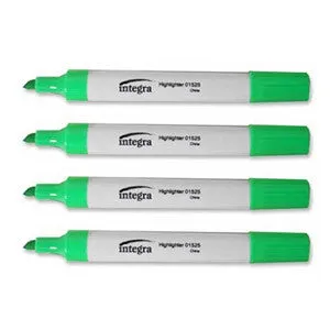 Chisel Tip Highlighters, Dozen - Green