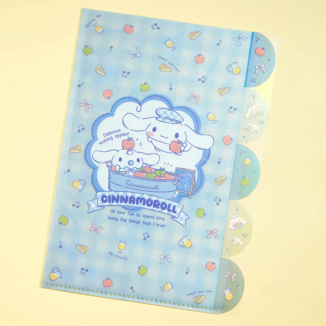 Cinnamoroll Apple Season Clear Index File Folder