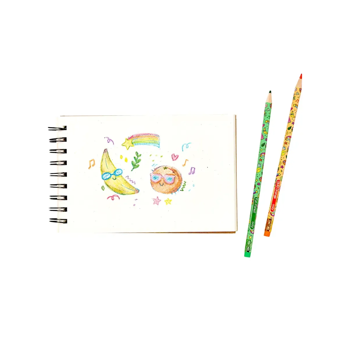 Color Doodlers Fruity Scented Erasable Color Pencils