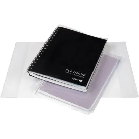 Contact Book Sleeve 9 X 7 Inch Clear