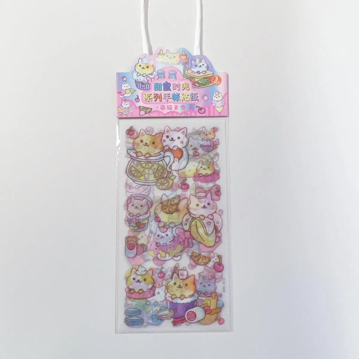 Cute Kawaii Aesthetic Stickers 3 Sheets in a Pack