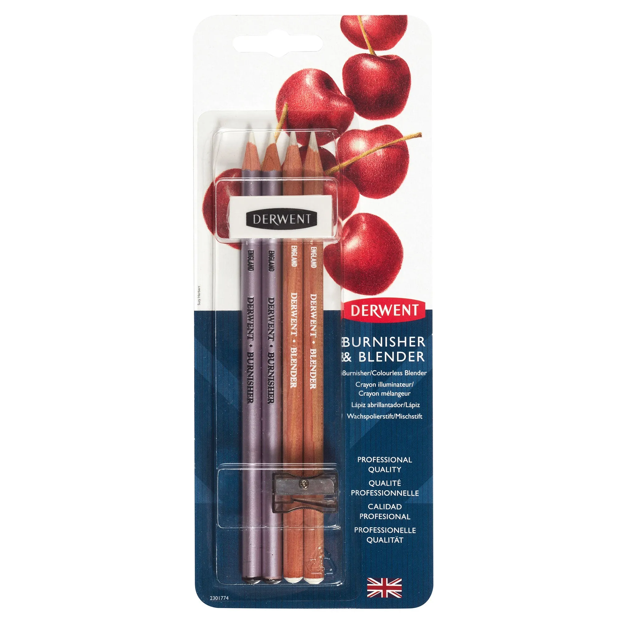 Derwent Burnisher & Blender Pencil Set