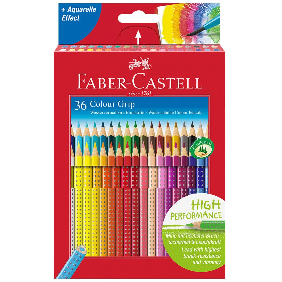 Faber-Castell Colour Grip Pencils Box of 36