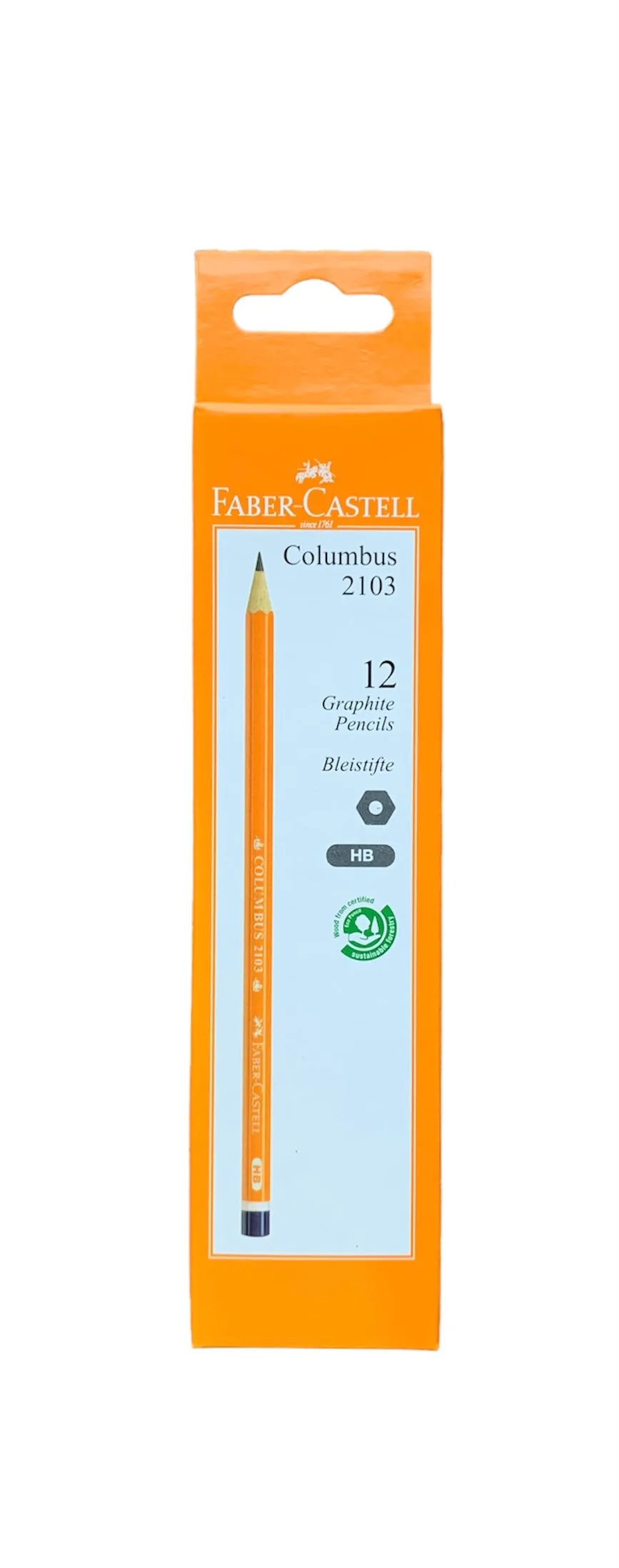 Faber-Castell Columbus HB Pencil - 12 Pack