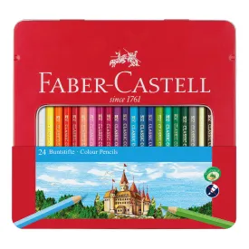 Faber-Castell Hexagonal Colouring Pencils Tin of 24