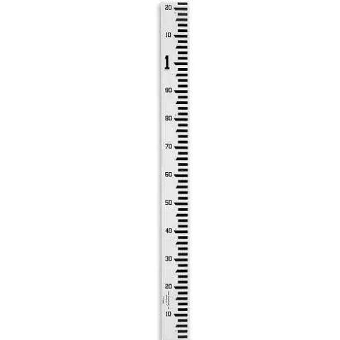 Fiberglass Stream (Staff) Gauge, 1.22 m - 2.44 m