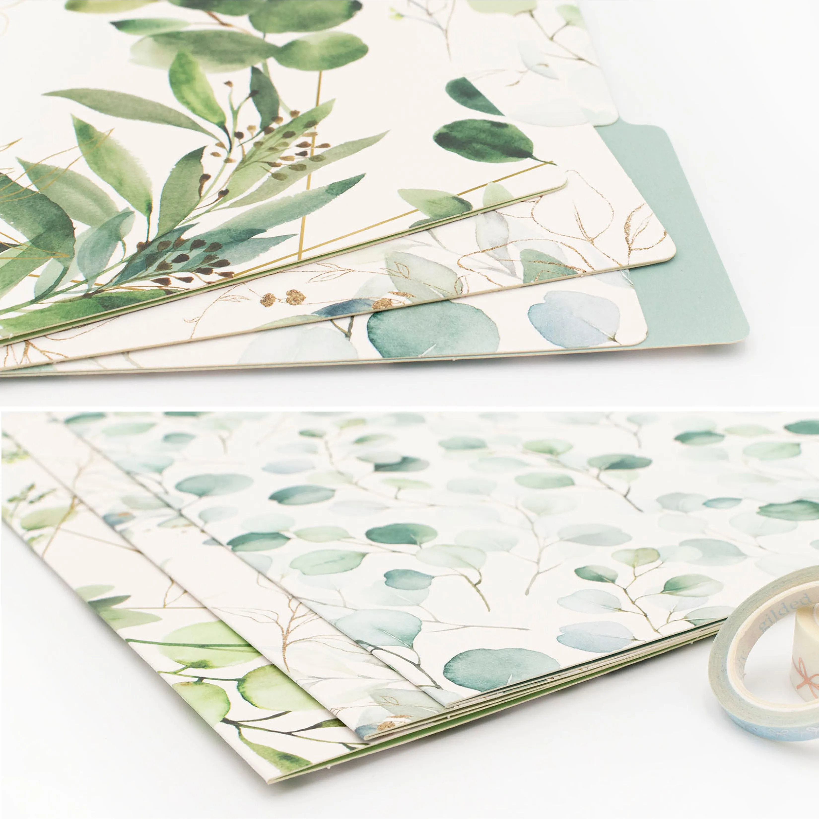 File Folder Set, Eucalyptus