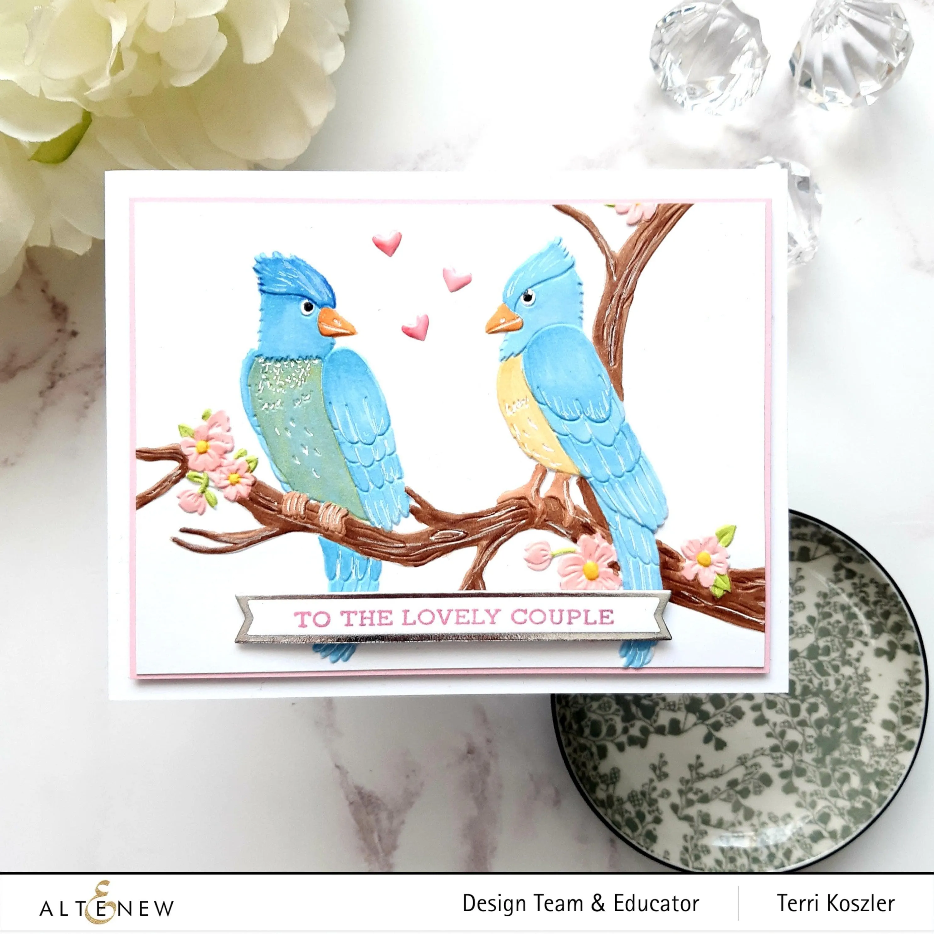 Folktale Birds 3D Embossing Folder