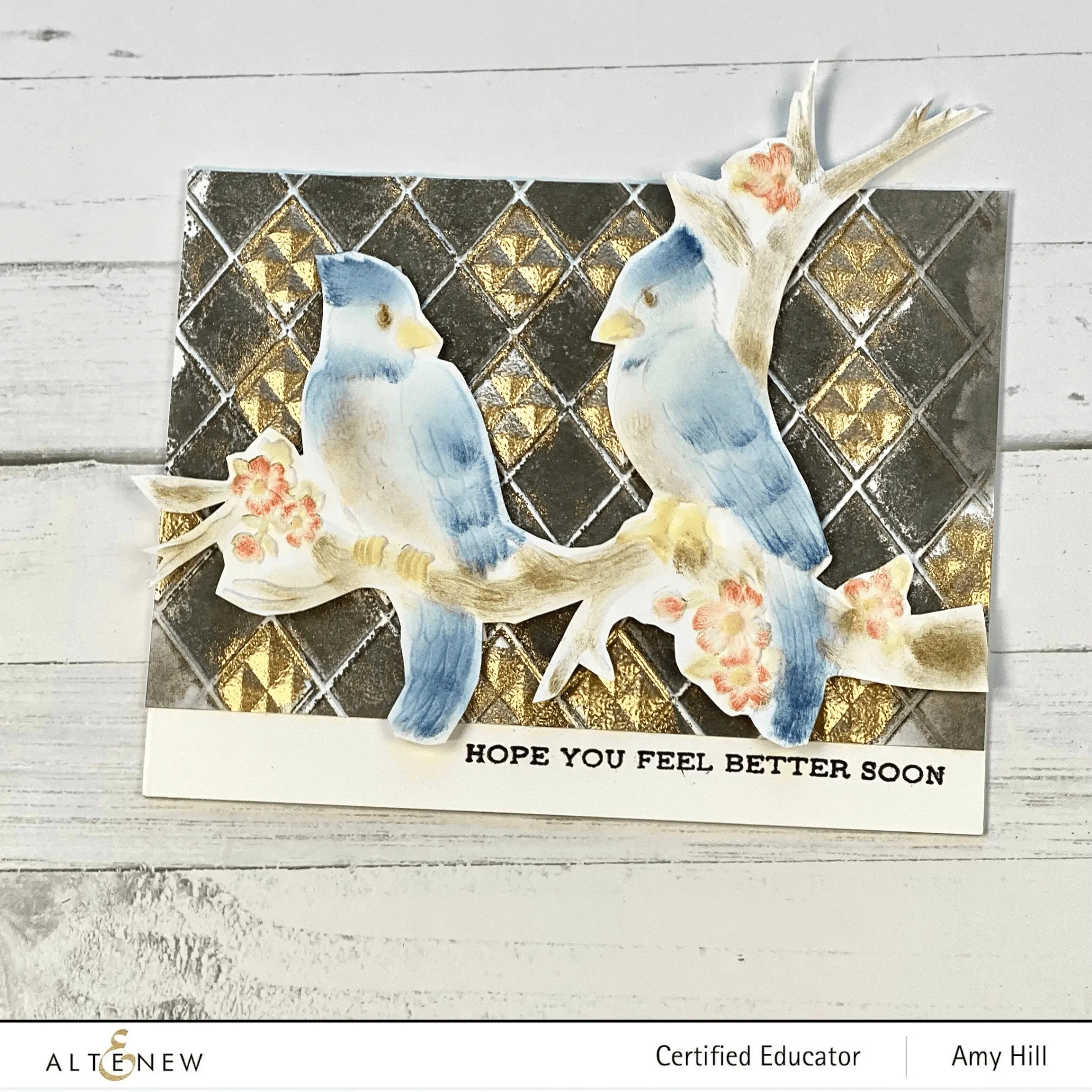 Folktale Birds 3D Embossing Folder