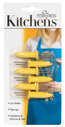 Fox Run Yellow Plastic Corn Holders