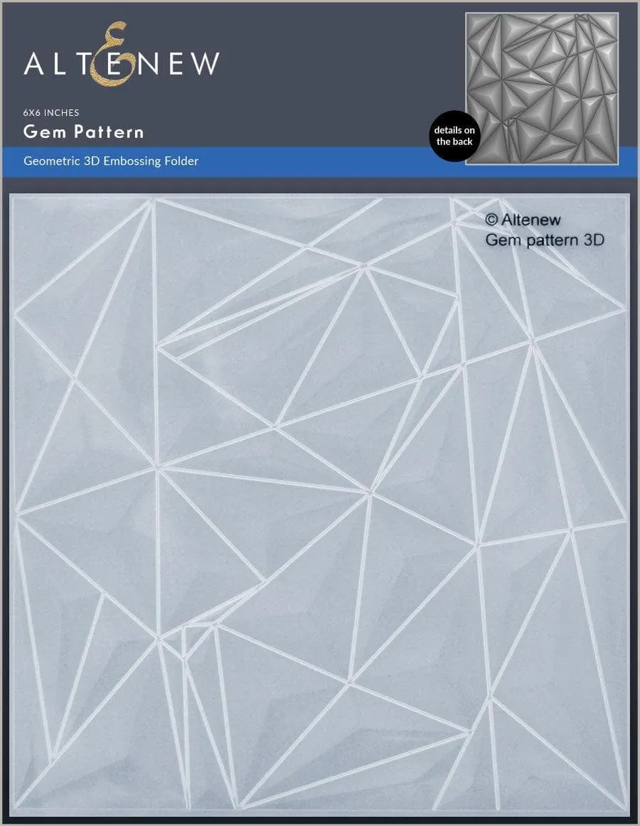 Gem Pattern 3D Embossing Folder