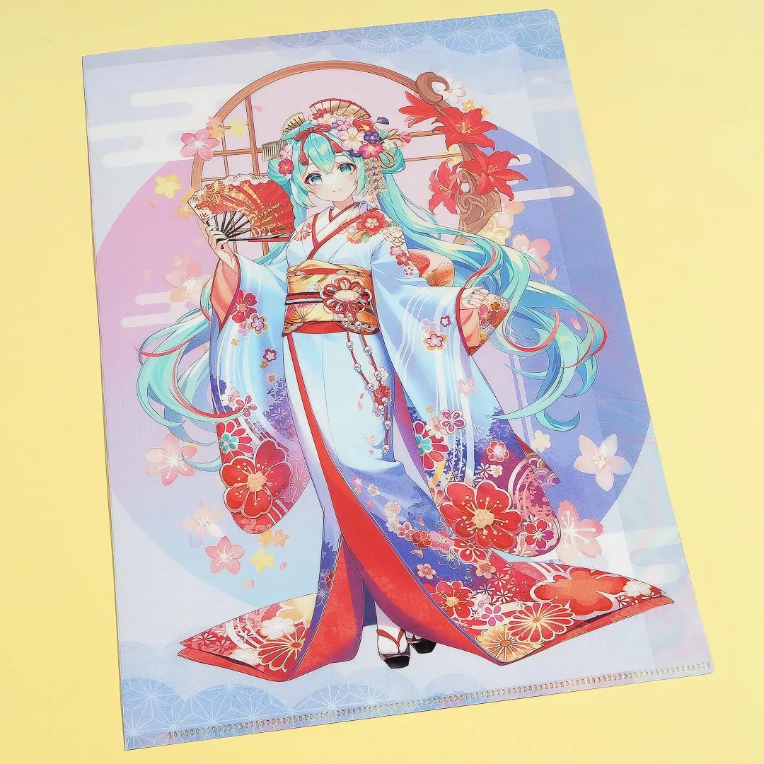 Hatsune Miku Kyoto Maiko Clear Folder