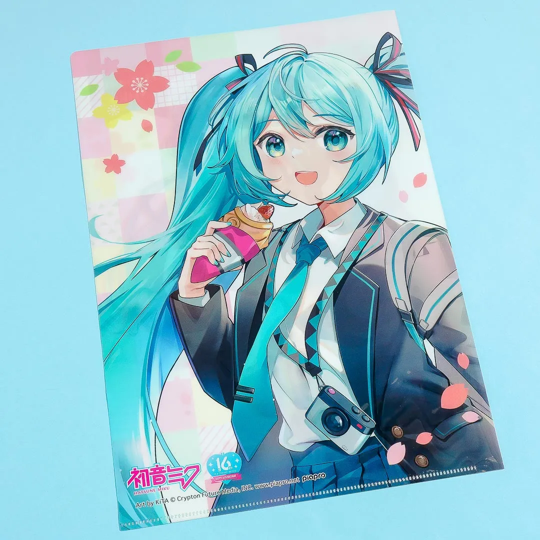 Hatsune Miku Kyoto School Trip Clear Folder