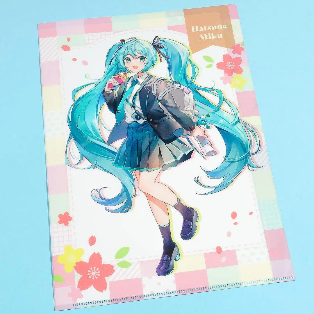 Hatsune Miku Kyoto School Trip Clear Folder