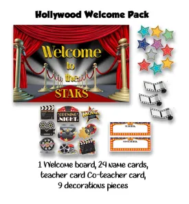 Hollywood Welcome Board Set