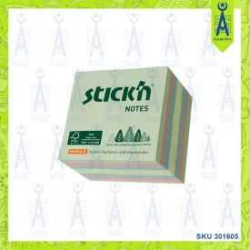 HOPAX 21662 STICK'N EXTRA STICKY NOTE 3 X 3''GREEN